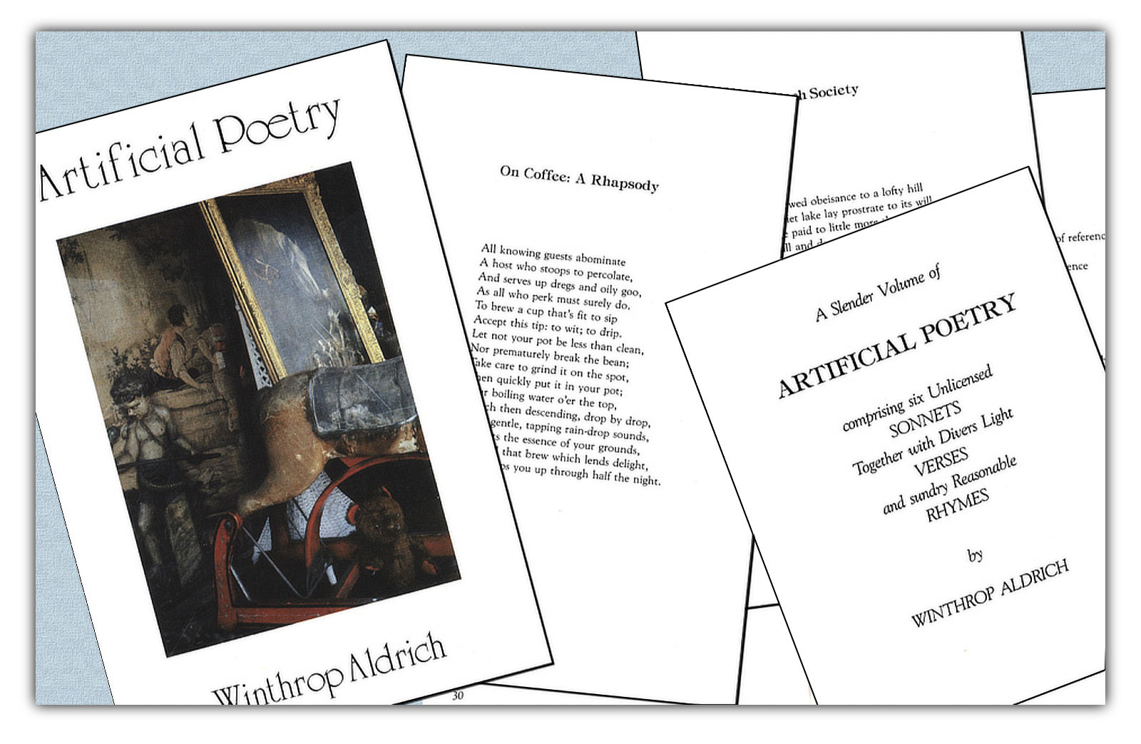 Artificial Poetry — Winthrop Aldrich