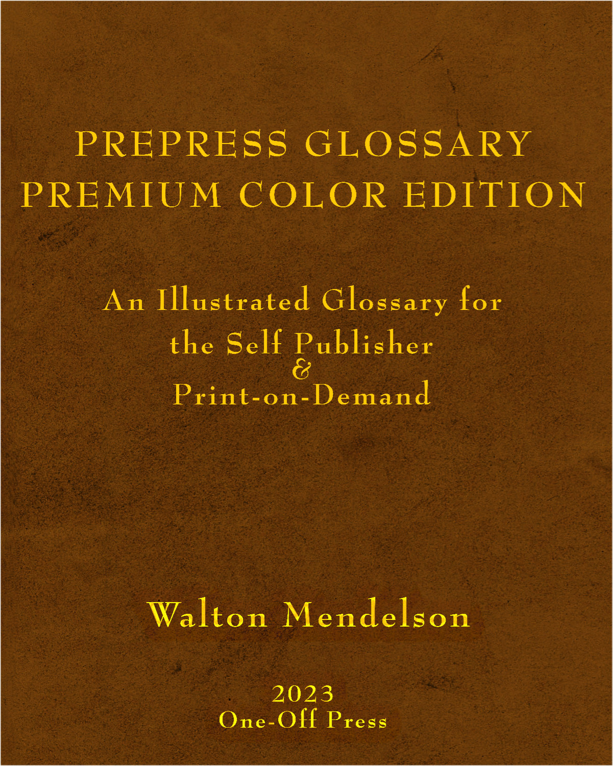 Prepress Glossary Premium Color Edition cover
